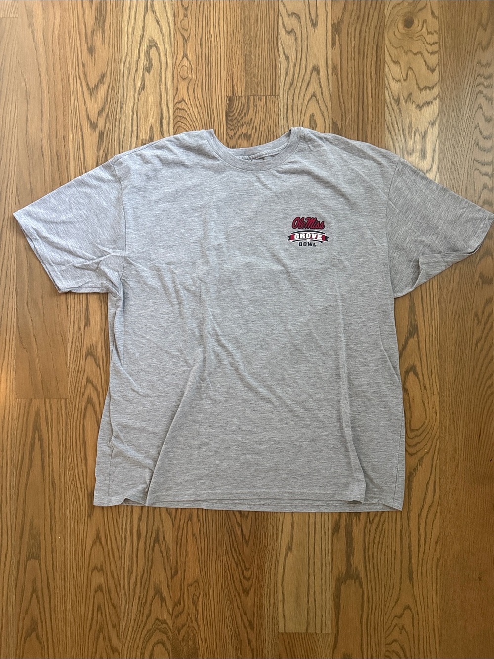 Gildan Light Gray Grove Bowl Logo Short Sleeve T-Shirt